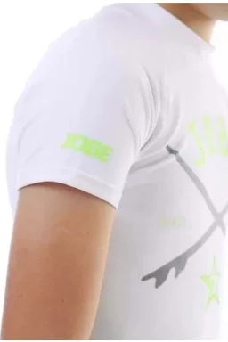 Tricou cu protecție UV Jobe Rash Guard JrB Alb