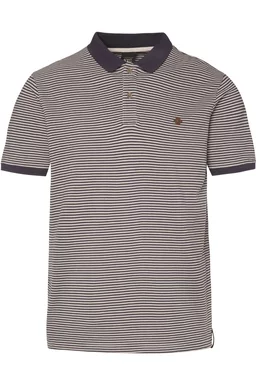 Tricou Protest Hush Polo Negru/Alb