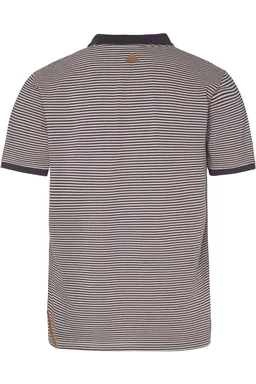 Tricou Protest Hush Polo Negru/Alb