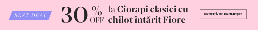 25 - 29 APRILIE | Best Deal 30% OFF la Ciorapi cu 