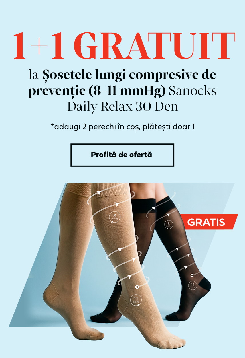 12 - 14 IUNIE | 1+1 GRATUIT la Sanocks Daily Relax