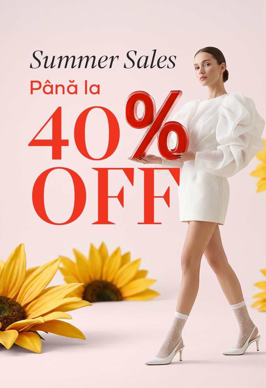 03 - 31 AUGUST | SUMMER SALES cu pana la 40% OFF la peste 500 de produse