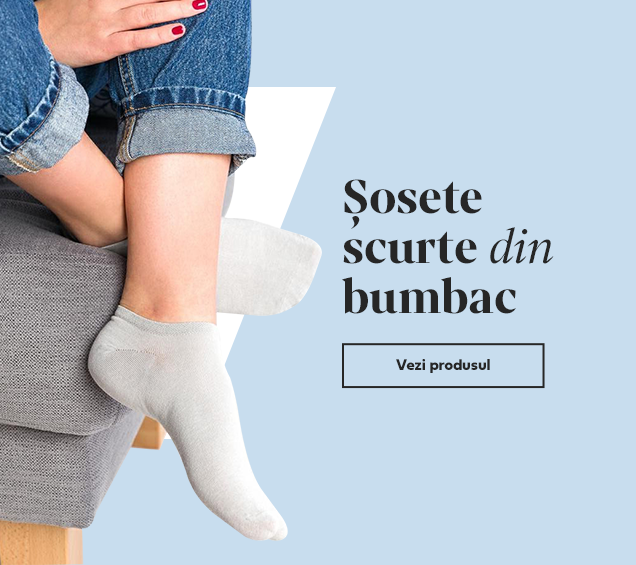 Șosete scurte din bumbac