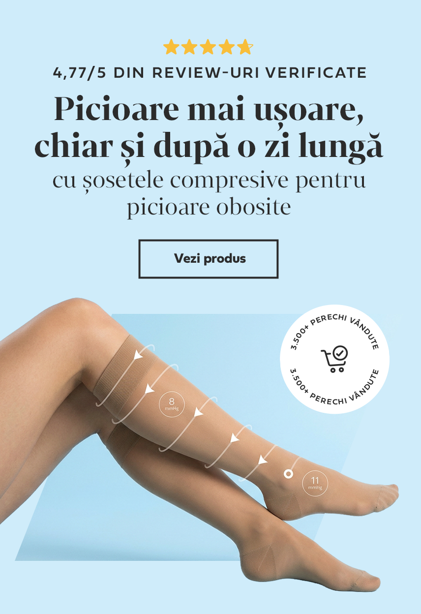 Sosete compresive pentru picioare obosite (8-11 mmHg) Sanocks Daily Relax 30 den