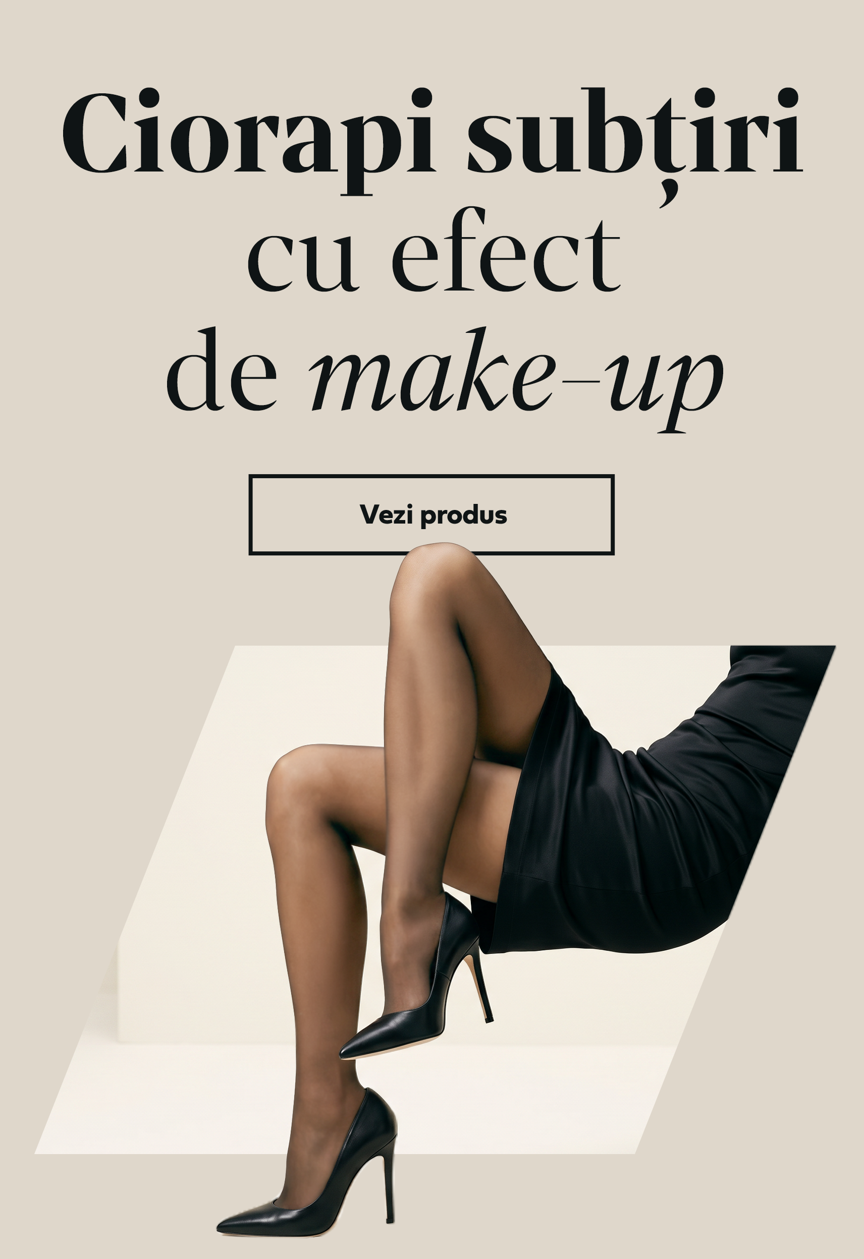 Ciorapi subtiri Marilyn Lux Line Make-up 10 den