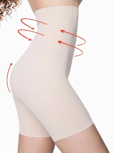 Chiloti boxeri modelatori invisible maxi sub sani cu silicon Julimex 269