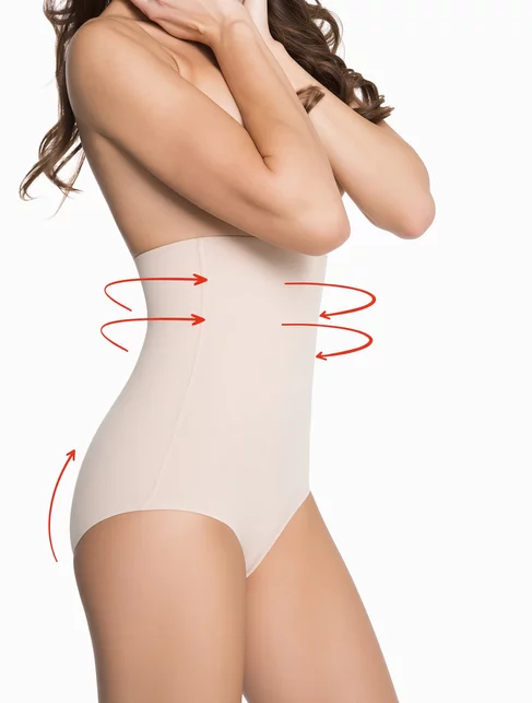 Chiloti clasici modelatori invisible maxi sub sani cu silicon Julimex Basic 241