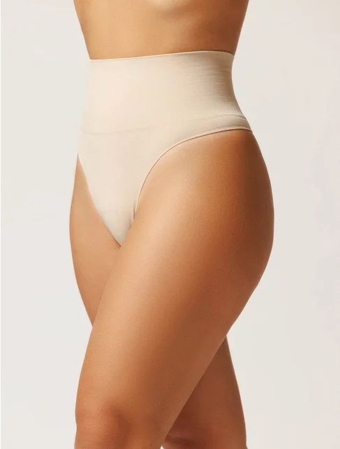 Chiloti clasici modelatori seamless cu talie dublu intarita Laura Baldini Hi-leg