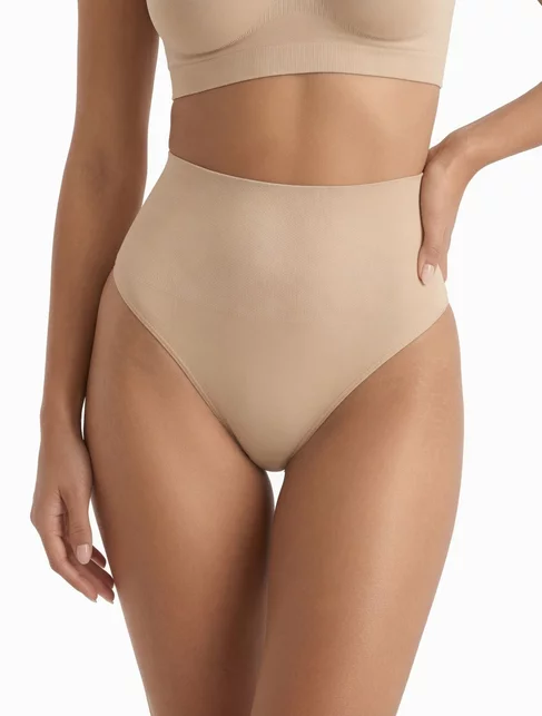 Chiloti tanga modelatori cu talie dublu intarita Gabriella S123 String