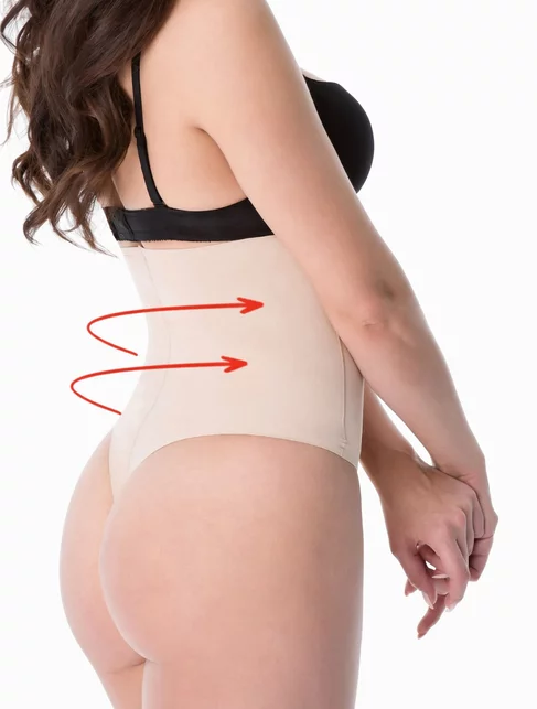 Chiloti tanga modelatori invisible maxi sub sani cu silicon Julimex Basic 275