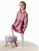 Dresuri copii bumbac roz deschis cu model impletit Steven S071-370