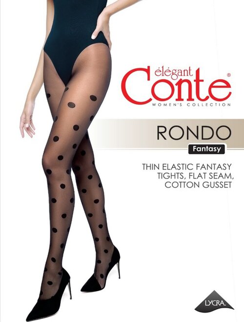 Ciorapi cu buline Conte Elegant Rondo 20 den