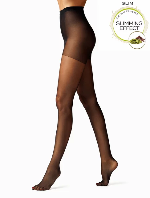 Ciorapi cu extract de cafeina si efect de slabire Laura Baldini Slim 20 den
