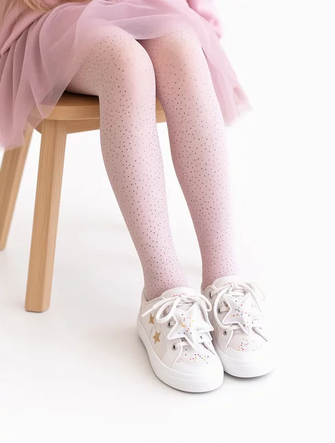 Dresuri copii cu sclipici aplicat Knittex Zojka 40 den