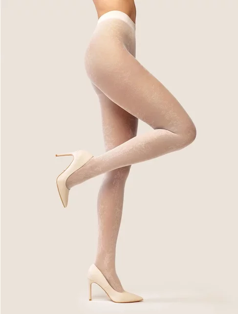 Ciorapi mesh cu model floral Gabriella 1243 Doris 30 den