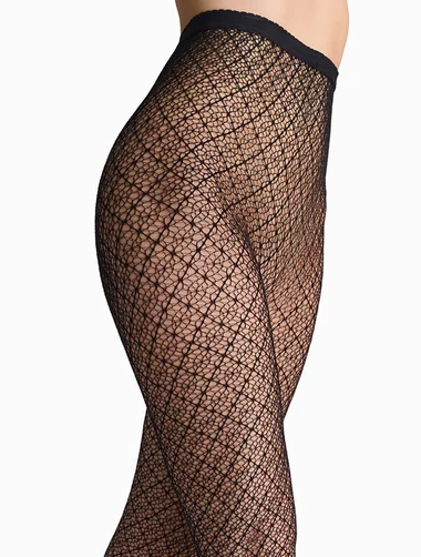 Ciorapi negri model tip mesh Marilyn G005