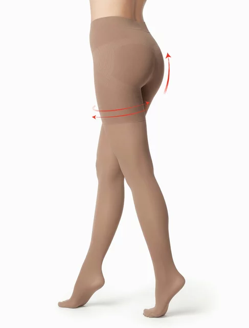 Ciorapi push-up cu ioni de argint Fiore Press Up 60 den