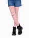 Dresuri copii roz cu inimioare negre Knittex Vivienne 40 den