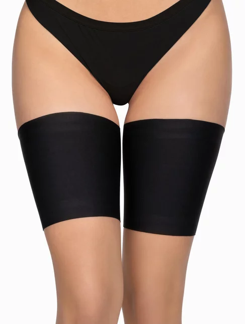 Set 2 jartiere cu silicon pentru preventia iritatiei Annes Satin Thigh