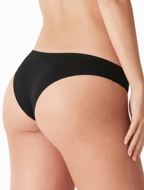 Chiloti brazilieni bumbac si modal cu talia joasa Cotonella ADD05