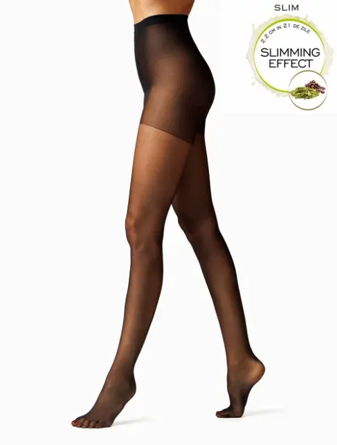 Ciorapi cu extract de cafeina si efect de slabire Laura Baldini Slim 20 den
