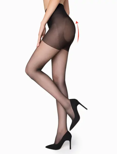 Ciorapi cu compresie de preventie modelatori (5.2-9 mmHg) Marilyn Lux Line Shape 5 30 den