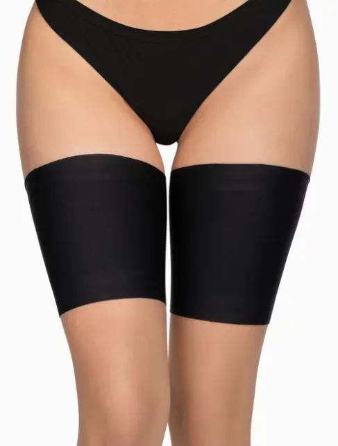 Set 2 jartiere cu silicon pentru preventia iritatiei Annes Satin Thigh