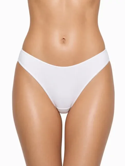 Set 3 perechi chiloti brazilieni bumbac v-cut Cotonella GD471 0003