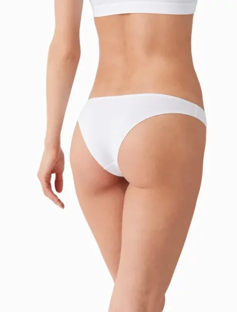 Set 3 perechi chiloti brazilieni bumbac cu talia joasa Cotonella 3490 0003