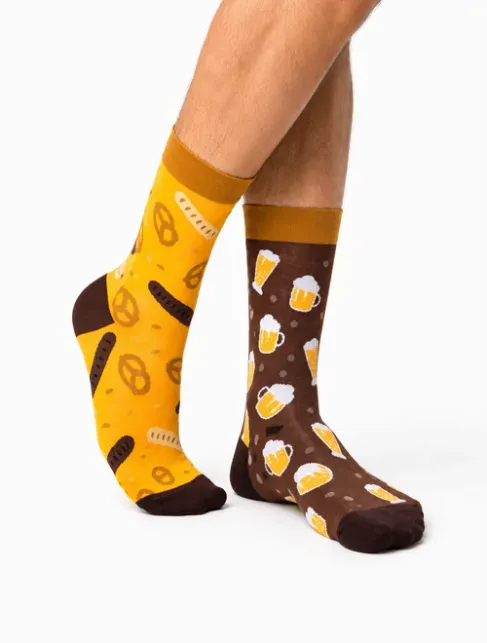 Sosete colorate cu model Nanushki Socktoberfest