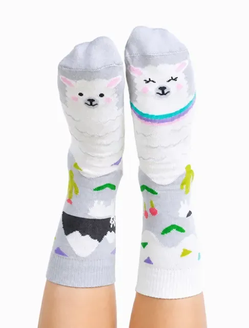 Sosete copii cu model Nanushki Llamacita Kids