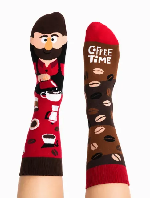 Sosete cu barista si cafea Nanushki Paulo Coffeelho