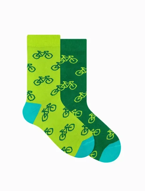 Sosete copii cu biciclete Nanushski Tour de Green Kids