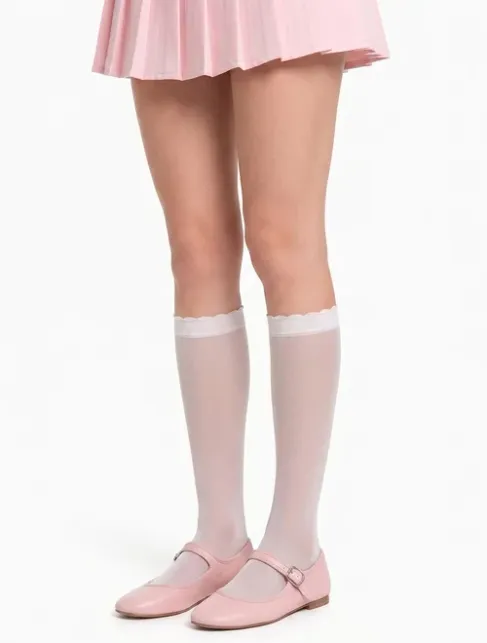 Sosete fete microfibra lungi sub genunchi Conte Elegant Princess 40 den