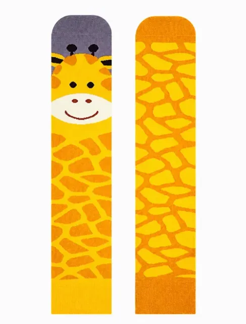 Sosete model unisex Nanushki Gigi Giraffe