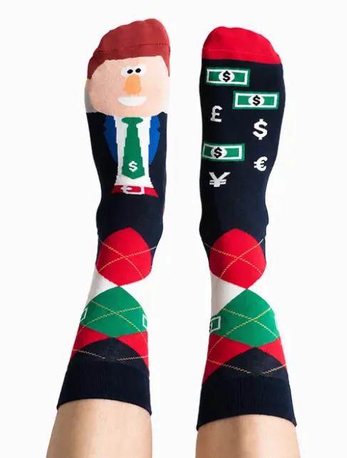 Sosete model unisex Nanushki Money Maker