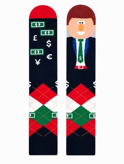 Sosete model unisex Nanushki Money Maker