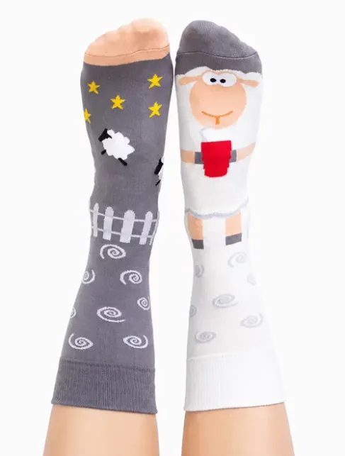 Sosete model unisex Nanushki Starsheep