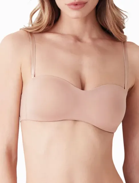 Sutien microfibra bandeau buretat fara sarme Cotonella CD071 00B1