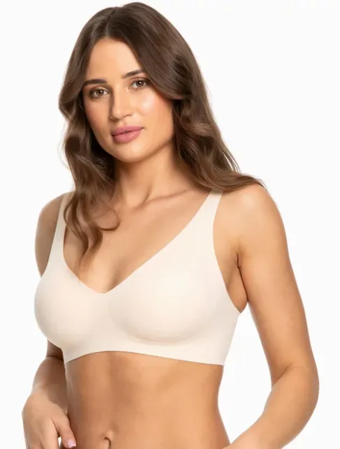 Sutien seamless cu insertii gel fara sarme Julimex Jelly Bra Basic