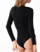 Body brazilian bumbac maneca lunga Cotonella 3506 0001