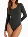 Body brazilian bumbac maneca lunga Cotonella 3506 0001