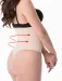 Chiloti tanga modelatori invisible maxi sub sani cu silicon Julimex Basic 275