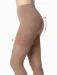 Ciorapi push-up cu ioni de argint Fiore Press Up 60 den