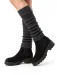 Jambiere bumbac grafit fara varf Steven S092-035
