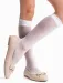 Set 2 perechi sosete fete lycra cu model lungi sub genunchi Knittex Zuzia 20 den