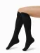 Sosete bumbac negre lungi sub genunchi Steven S072-082