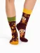 Sosete colorate cu bufnita Dedoles Curious Owl