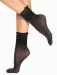 Sosete lycra negre cu fir metalizat si banda ajurata Gatta Spring Vibes WZ08 15 den