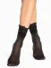 Sosete lycra negre cu fir metalizat si banda ajurata Gatta Spring Vibes WZ08 15 den